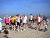 bij de start